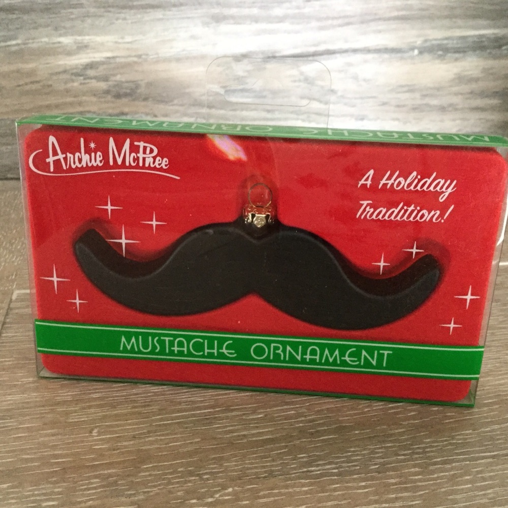 Mustache Ornament